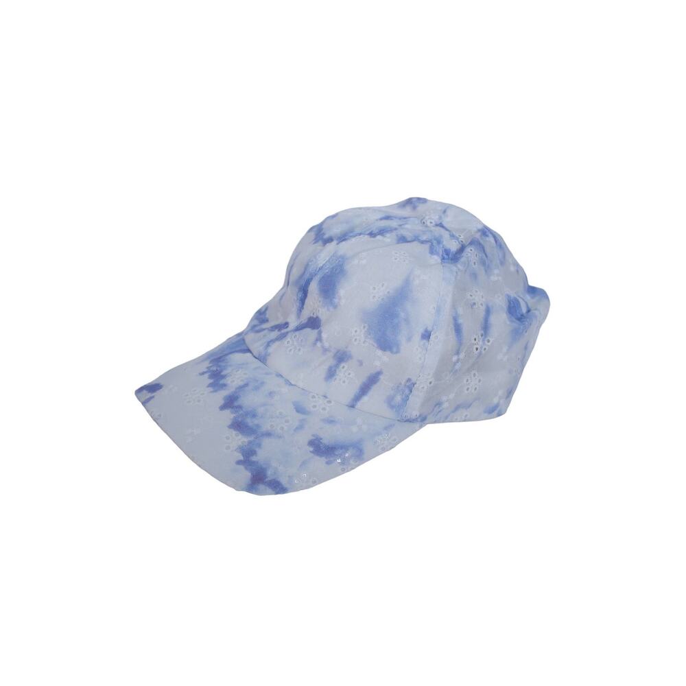 Summer & Rose Boho Eyelet Baseball Cap – Blue White Tie Dye – NWT